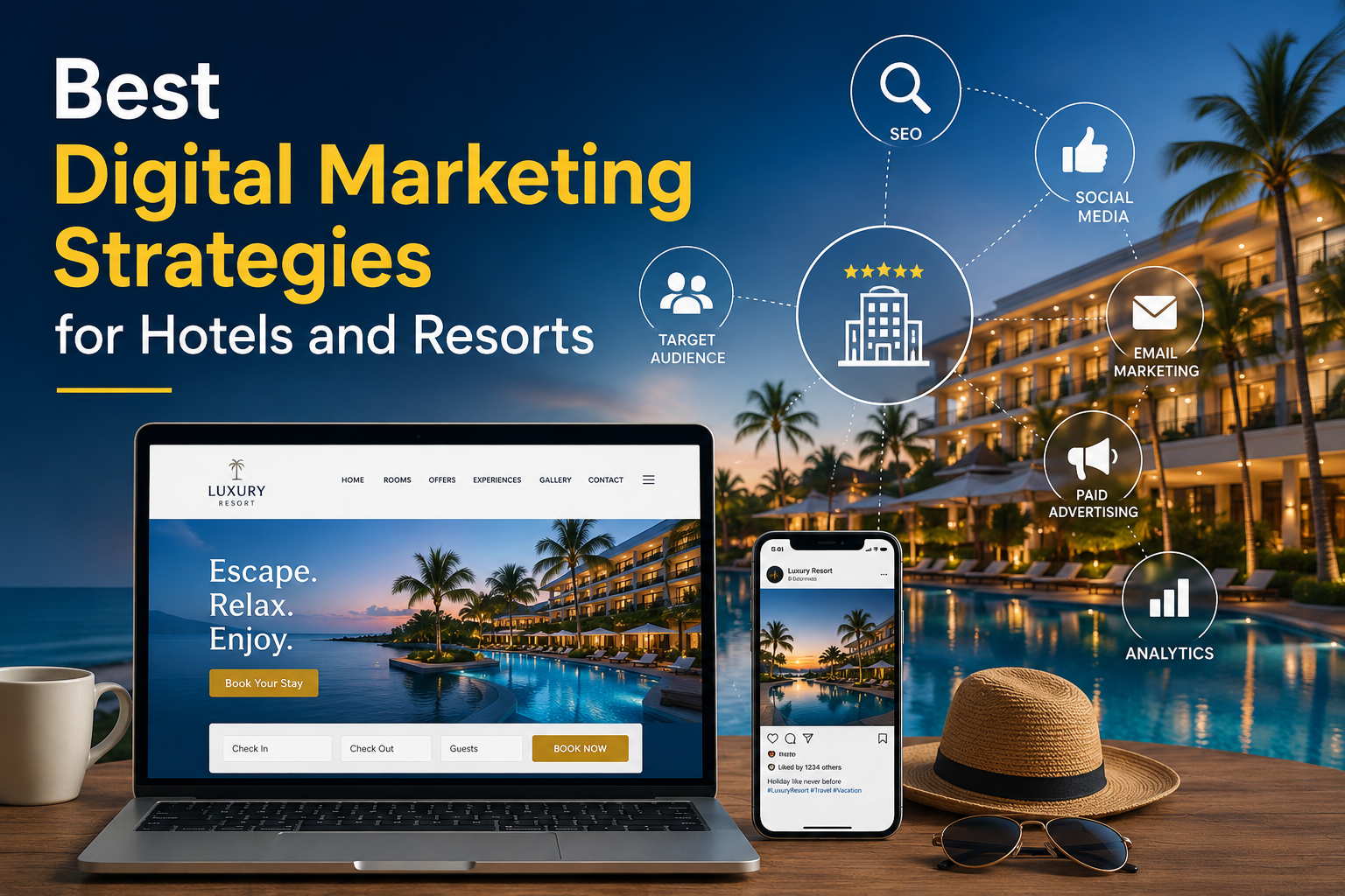 Best Digital Marketing Strategies for Hotels and Resorts